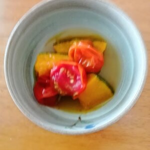 トロトロ★パプリカとかぼちゃの和風トマト煮